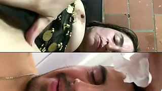 Hot Latina MILF in Her Forties Masturbates with Her Stepson