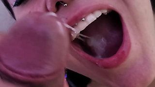 Cum in the Pretty Mouth of the Slut