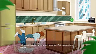 Horny MILF Cheats on Husband - Kitchen Fuck with Big Tits & Big Ass