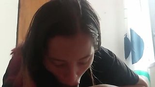 My Blonde Stepsister Catches Me Jerking Off and Makes Me Cum in Her Mouth - Part 1 - Ashleysoy2 Swallows