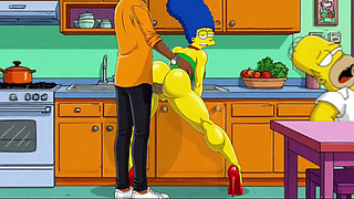 Married Housewife Fucked Anal in the Kitchen