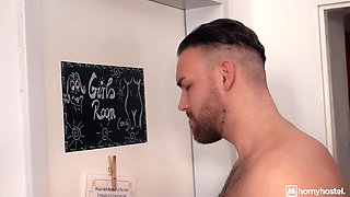 Arousing Chocolate Delight Unfolds in Big Beautiful Hostel Passion