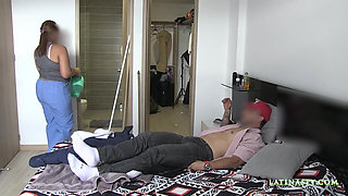 MILF Lets Her Stud Boss Suck on Her Huge Tits to Keep Her Job