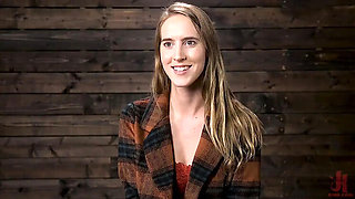 Cadence Lux Bondage Fetish: Blonde Tattooed Girl Humiliated & Punished with Vibrator