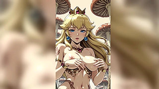 Gol Topless Animation Hot Princess Peach
