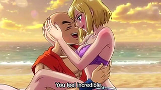 Android 18 & Krillin beach house Passion - Romantic 3D Anime