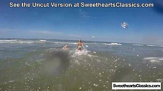 Surf\u2019s Up! 4 Lesbian Cuties Cruising at SweetheartsClassics