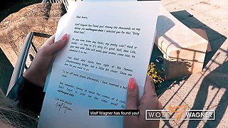 Skinny porn with unapproachable Pornfighter Long John and Lola Shine from Wolf Wagner Love