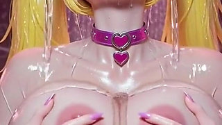 Cute Girl Sexy Talk, Ai Animation