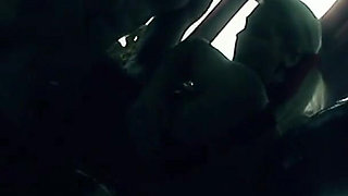 Masked slut gets her ass drilled with a dildo and a dick