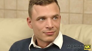 Mommy4k. test his dick