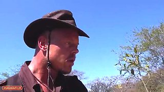 Mexican MILF Gets Nibbled by Bodo Outdoors