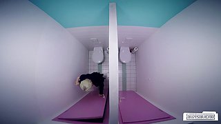 Celina Davis's Wild Blonde Spirit Ignites in German Office