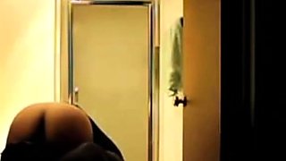 Hot Girl Swings into Interracial Homemade Sex