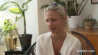 Gabi Gold Berlin Blonde Solo Masturbation with Vibrator - Big Natural Tits and Hot Pussy Action