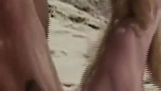 They Fuck Uninhibitedly on the Beach