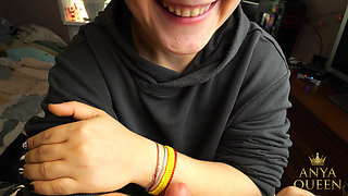 145 Hairy Forearms Fetish: Stroking Dildo with Natural Arm Hair