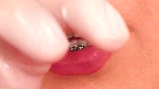 Asmr: Vinyl Nitrile Gloves (blogger in Latex Rubber Halloween Costume)