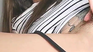 Tight Teen Pussy Pushes Out a Large Inflatable Cock and Cums with a Squirt