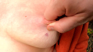 Nipple Pulling in the Forest
