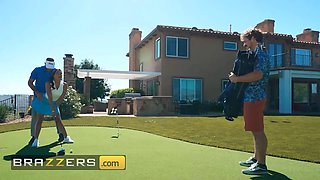 Brazzers - Luna Star sneaks around with the golf coach & gets screwed in the bum under her husband's nose