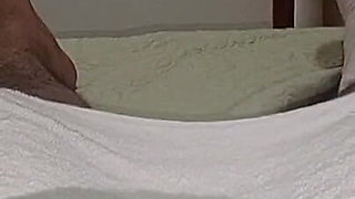 Mature Masseuse Gets Aroused When She Sees My Cock and Jerks Me off