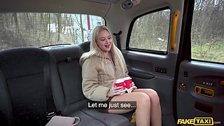 Jesse Ames' Steamy Blonde Heat in a Forbidden Taxi Rush