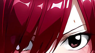 Fairy Tail Erza Takes Care of Your Cock with Her Wet Pussy and Mouth Thirsty for Hard Sex
