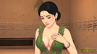 Desi Tribal Village Beauty Hot Passionate Night with Traveler in Forest Hut