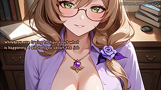 Pass 5 interviews with Genshin Impact girls to get a job (Sex JOI)