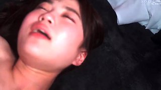 Sex crazed teen treating herself to hardcore fuck ride
