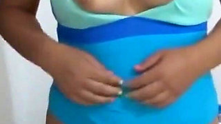 Video1-3 - Latina Stepmom Shows off and Masturbates on the Beach