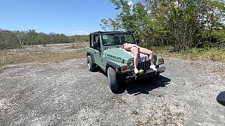 Eating Pussy in Sex, She's Fingering but Herself, Outdoor Pussy Eating, Car Sex Masturbation