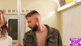 Subway Rail With the Rough Damsel Emma Rose.mp4