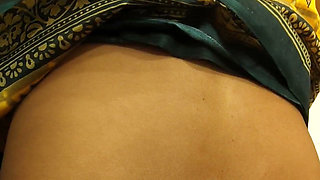 Blindfold Indian Traditional Real Wife Olivia Cheated to Be Used as Slave Dog by Her Master in Saree in Slap Blowjob Training