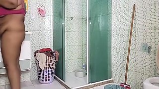 Stepmother Makes Golden Shower Of So Much Horny On Stepson And Gets Fucked Until She