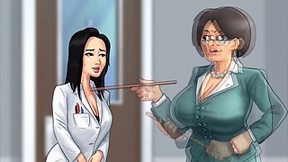 Naughty brunette teacher Hotsummer117 uses a magical belt for some steamy fun