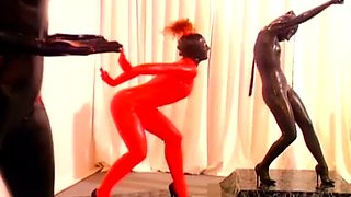 Redhead femdom in Kinky Gloryhole fetish