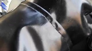 Amateur cutie plugs her ass and masturbates