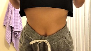 Brunette amateur homemade webcam ass