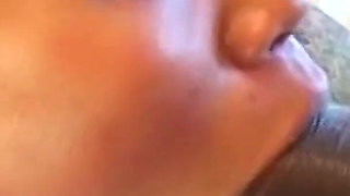 Athletic Stripper in Red Dances Under Outdoor Light and Tastes an Erect BBC