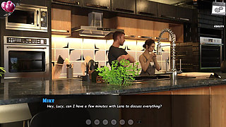 Burning Boundaries 27 - Lara Gives Handjob in the Kitchen While Realtor Is Busy