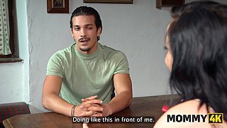 Brittany Bardot's stepdaughter takes on her BF's huge cock in HD porn