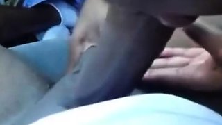 Black Amateur Couple's Big-Ass Blowjob Adventure