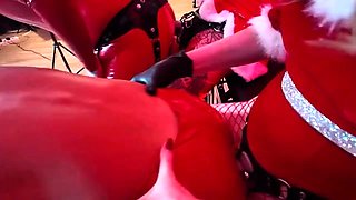 The Naughty List: Santas Helpers get Hard Anal Fucking