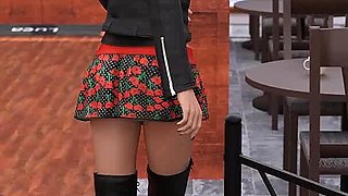 Where the Heart Is: Hot Girl in Short Skirt Exposing Her Ass and Pussy Walks in Cafeteria Episode -195