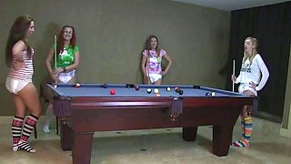 Star, Adriana, Mandie & Red: Doubles Pool, Butt Plugs