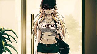 Female orgasm dirt with graceful best girl from Hentai Universe