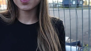 German Scout - Petite Latina Teen Priscila Belini with Perfect Tits Pick up for Casting Fuck