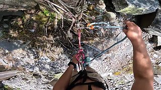 Risky Public Fuck While Exploring An Abandoned Quarry